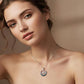 ✨ 50% OFF NOW! 💍 Vintage Celtic Knot Necklace – 925 Silver & Sparkling CZ – Timeless Symbol of Love 🎁