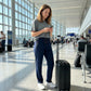 🏃‍♀️ 50% OFF NOW! 👖 Women's Lightweight High Waist Athletic Pants – Zipper Pockets & Breathable Straight Leg Design 📱
