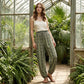 👖 50% OFF NOW! 🌿 Women's Smocked High Waist Printed Lantern Pants – Flowy & Breathable Boho Style ☀️