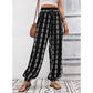 👖 50% OFF NOW! 🌿 Women's Smocked High Waist Printed Lantern Pants – Flowy & Breathable Boho Style ☀️