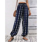 👖 50% OFF NOW! 🌿 Women's Smocked High Waist Printed Lantern Pants – Flowy & Breathable Boho Style ☀️
