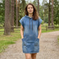 👗 50% OFF NOW! 🤠 Women's Casual Sleeveless Denim Hoodie Dress – Effortless Streetwear Style ✨