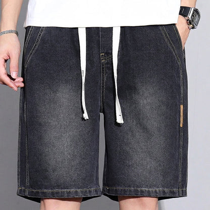 👖 50% OFF NOW! 🌿 Men's Vintage Denim Shorts – Relaxed Fit & Deep Pockets 💥