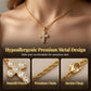 📿 50% OFF NOW! 💎 Copper Inlaid Zircon Cross Charm Pendant – Dazzling Sparkle & Timeless Elegance 🕊️