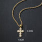 📿 50% OFF NOW! 💎 Copper Inlaid Zircon Cross Charm Pendant – Dazzling Sparkle & Timeless Elegance 🕊️