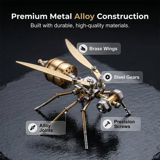 🎉 2026 Sale — Over 8,000 Sold! 🐝 3D Metal Bee Puzzle – Steampunk Mechanical Model, Premium Alloy, DIY Assembly – A Brain-Teasing Collectible You Build Yourself 🔧