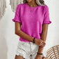 🎉 50% OFF! 🌸 Viral Ruffle Sleeve Top – Cuteness Overload ☀️