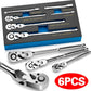 ⏳ Limited-Time 50% OFF! 🔧 6-Piece Flex Head Ratchet Wrench Set — 180° Flex, 72-Tooth ✨