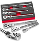 ⏳ Limited-Time 50% OFF! 🔧 6-Piece Flex Head Ratchet Wrench Set — 180° Flex, 72-Tooth ✨
