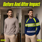 🚨 FINAL HOURS! ⏳ 50% OFF – Selling Fast! 💪 Crewneck Color Block Tee – High-Contrast Energy, Big & Tall Ready 🔥