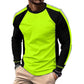🚨 FINAL HOURS! ⏳ 50% OFF – Selling Fast! 💪 Crewneck Color Block Tee – High-Contrast Energy, Big & Tall Ready 🔥