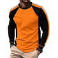 🚨 FINAL HOURS! ⏳ 50% OFF – Selling Fast! 💪 Crewneck Color Block Tee – High-Contrast Energy, Big & Tall Ready 🔥