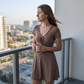 👗🔥 50% OFF! Women's V-neck bodycon mini dress – figure-hugging, elegant, and perfect for parties, dates, and evening events ✨
