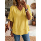 🎉 LIMITED TIME 50% OFF! 👚 Boho Frayed V-Neck Tee – Effortless Summer Breeze 🌿