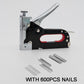 🛠️ LIMITED-TIME 50% OFF 🔨 3-in-1 Woodworking Staple Nail Tool — Manual, Alloy Steel, Adjustable Pressure