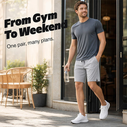 🎉 LIMITED TIME 50% OFF! 🩳 Men’s Quick-Dry Zip Shorts – Cooler Every Mile ⏳