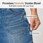🎉 50% OFF! 🍦 Viral Bermuda Denim Shorts – Thigh-Covering Confidence ✨