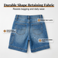 🎉 50% OFF! 🍦 Viral Bermuda Denim Shorts – Thigh-Covering Confidence ✨