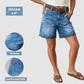 🎉 50% OFF! 🍦 Viral Bermuda Denim Shorts – Thigh-Covering Confidence ✨