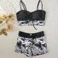 🎉 2026 Sale — Over 29,000 Sold! 👙 Printed Boxer Swimsuit – Sporty ⏰