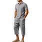 🚨 FINAL HOURS! ⏳ 50% OFF – Nearly Gone! 👕 Men’s Linen 2-Piece Set – Vacation Mode: Activated ✨