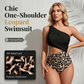 🎉 2026 Sale — Over 45,000 Sold! 🐆 One-Shoulder Leopard Swimsuit – Wild Confidence ☀️