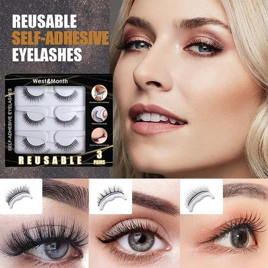 👁️ LIMITED-TIME 50% OFF ✨ Self-Adhesive False Eyelashes — No Glue, No Mess, 3-Second Application