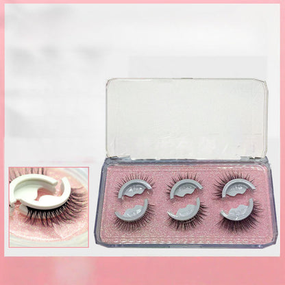 🎉 2026 Sale — Over 38600 Sold! 👁️Reusable Self-Adhesive False Eyelashes｜Glue-Free Natural Curly Press-On Lashes ✨