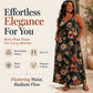🎉 2026 Sale — Over 27,000 Sold! 💃 Plus Size V-Neck Maxi – Graceful 🌸
