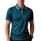 🎉 2026 Sale — Over 41,000 Sold! 👔 Contrast Lapel Polo – Crisp ☀️