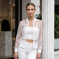 🎉 LIMITED TIME 50% OFF! 👗 Women's Summer Floral Sheer Mesh Jacket – 37K+ Sold! Breathable Mesh & Elegant Embroidery 🌸