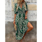 🎉 50% OFF! 🌀 Viral Chevron Midi – Leg For Days ☀️