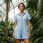 🌿👗 LIMITED TIME 50% OFF! 🌸Women's Short Sleeve Romper – Soft breathable fabric & relaxed fit – Your go-to for sunny days.