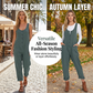 🎉 50% OFF! 🤍 Viral Sleeveless Jumpsuit – One & Done ☀️