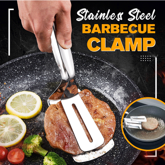 🎉 2026 Sale — Over 14,000 Sold! 🍳 3-in-1 Cooking Clamp – Grab, Flip & Drain Oil – One Tool for Steak, Fish & Patties! ✨