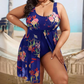 🎉 LIMITED TIME 50% OFF! 👗 Floral Swim Dress – Hide Tummy, Flow Free 🌸