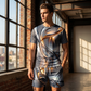 👕 2026 Sale — Over 41,000 Sold!🔥Men's Casual Graphic T-Shirt and Shorts Set