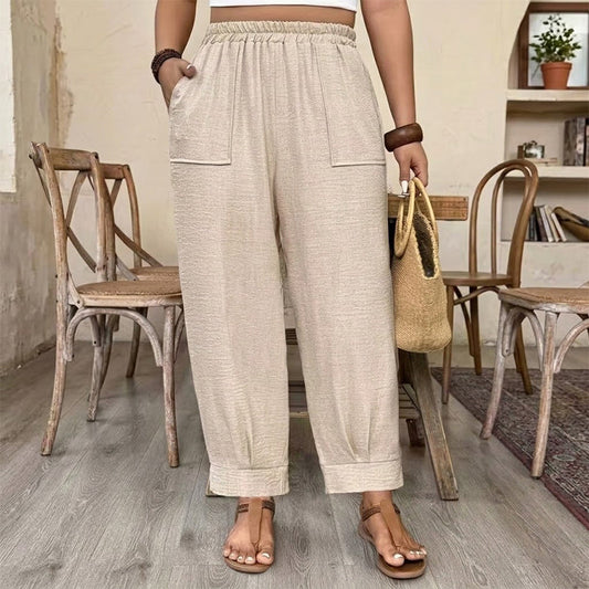 🎉 Limited-Time 50% OFF! ⏰ Viral Cuffed Ankle Pants – Big Comfort, Zero Restriction 👖
