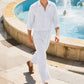 🎉 2026 Sale — Over 51,000 Sold! 🌿 Men’s Linen 2-Piece Set – Refined ☀️