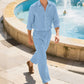 🎉 2026 Sale — Over 51,000 Sold! 🌿 Men’s Linen 2-Piece Set – Refined ☀️