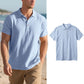 🎉 LIMITED TIME 50% OFF! 👔 Men's Linen Casual Breathable Short Sleeve Collared Shirt – Ultra-Light Premium Fabric & Exquisite Craftsmanship 🌿