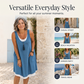 🎉 2026 Sale — Over 37,000 Sold! 👗 Fake Two-Piece Dress – Chic ☀️