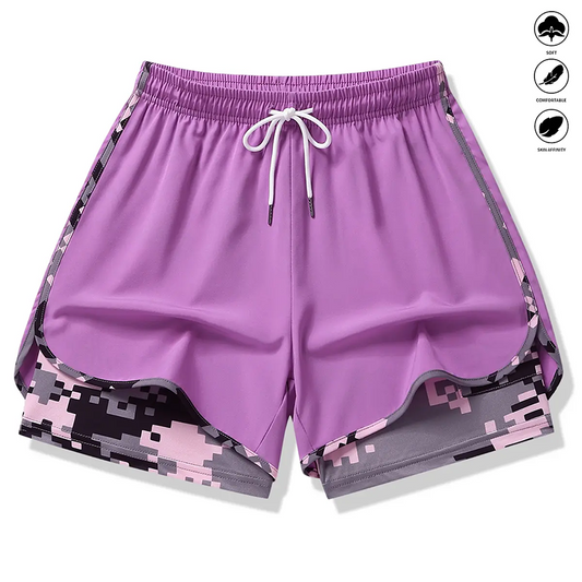 🎉 2026 Sale — Over 53,000 Sold! 🩳 2-in-1 Athletic Shorts – Dynamic 💚