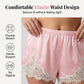 🎉 2026 Sale — Over 39,000 Sold! 🌸 Satin Lace Shorts – Dreamy ✨