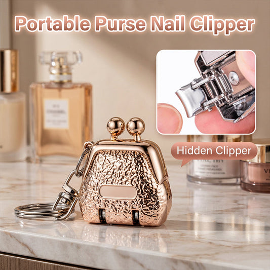 🎉 50% OFF NOW! 👛 Foldable Purse Nail Clipper – Tiny Tool, Big Style ✨