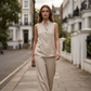 🎉 50% OFF! ⏰ Minimalist 2-Piece Set – Stand Collar Chic, Wide-Leg Ease ✨
