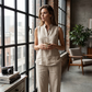 🎉 50% OFF! ⏰ Minimalist 2-Piece Set – Stand Collar Chic, Wide-Leg Ease ✨