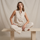 🎉 50% OFF! ⏰ Minimalist 2-Piece Set – Stand Collar Chic, Wide-Leg Ease ✨