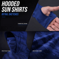 📢 LIMITED TIME 50% OFF! ⏰ Men's 5-Pack UV Protection Hooded Sun Shirts – All-in-One Design & Breathable Milk Silk ☀️