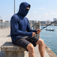 📢 LIMITED TIME 50% OFF! ⏰ Men's 5-Pack UV Protection Hooded Sun Shirts – All-in-One Design & Breathable Milk Silk ☀️